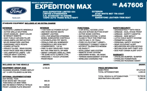 Photos of 2024 Ford Expedition MAX Limited for sale in Orem, UT at AutoMatch