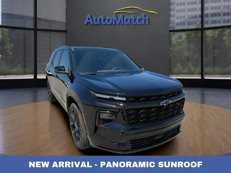 Black 2026 Chevrolet Traverse RS for sale in Orem, UT