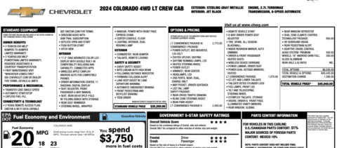 Photos of 2024 Chevrolet Colorado LT for sale in Orem, UT at AutoMatch