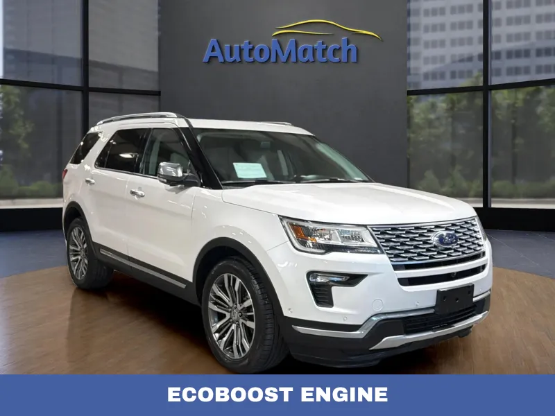 White 2018 Ford Explorer Platinum for sale in Orem, UT