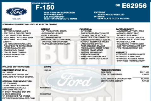 Another view of 2025 Ford F-150 XLT for sale in Orem, UT at AutoMatch
