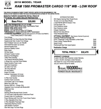 Photos of 2018 Ram ProMaster 1500 118 WB for sale in Orem, UT at AutoMatch