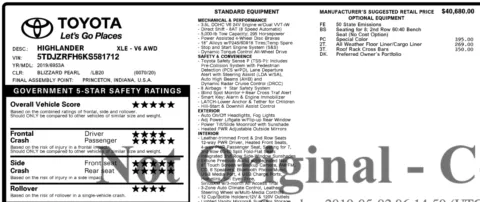 Another view of 2019 Toyota Highlander XLE for sale in Orem, UT at AutoMatch
