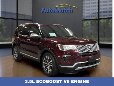 Red 2018 Ford Explorer Platinum for sale in Orem, UT