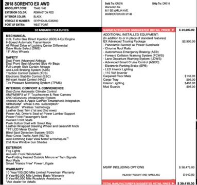 Photos of 2018 Kia Sorento EX for sale in Orem, UT at AutoMatch