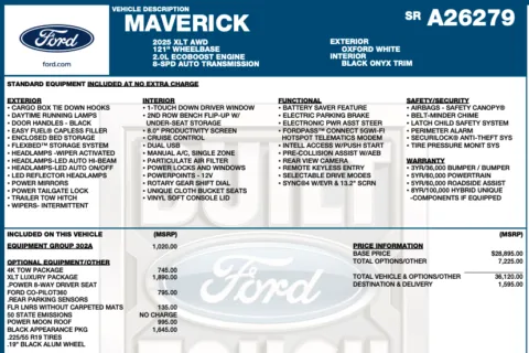 Photos of 2025 Ford Maverick XLT for sale in Orem, UT at AutoMatch