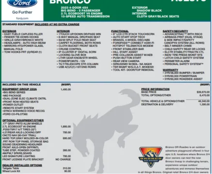 Photos of 2023 Ford Bronco Big Bend for sale in Orem, UT at AutoMatch