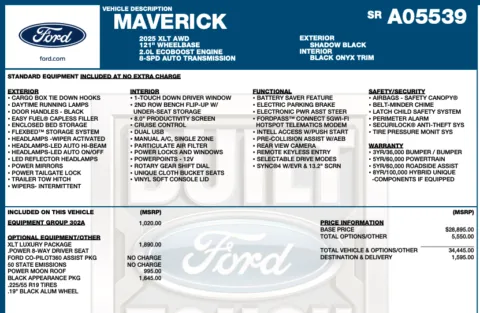 Another view of 2025 Ford Maverick XLT for sale in Orem, UT at AutoMatch