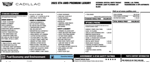 Photos of 2023 Cadillac XT4 Premium Luxury for sale in Orem, UT at AutoMatch