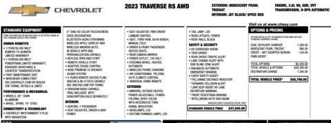 Photos of 2023 Chevrolet Traverse RS for sale in Orem, UT at AutoMatch