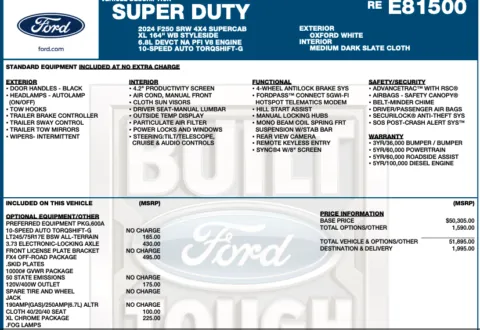 Photos of 2024 Ford F-250 Super Duty XL for sale in Orem, UT at AutoMatch