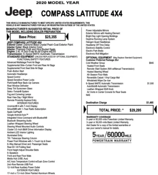 Photos of 2020 Jeep Compass Latitude for sale in Orem, UT at AutoMatch