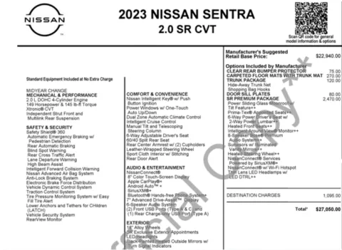 Photos of 2023 Nissan Sentra SR for sale in Orem, UT at AutoMatch