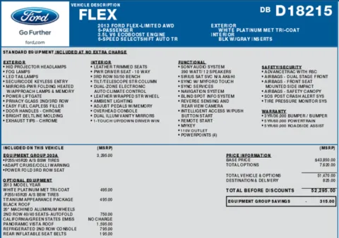 Photos of 2013 Ford Flex Limited for sale in Orem, UT at AutoMatch