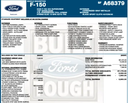 Photos of 2025 Ford F-150 XLT for sale in Orem, UT at AutoMatch