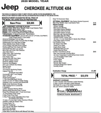 Photos of 2020 Jeep Cherokee Altitude for sale in Orem, UT at AutoMatch