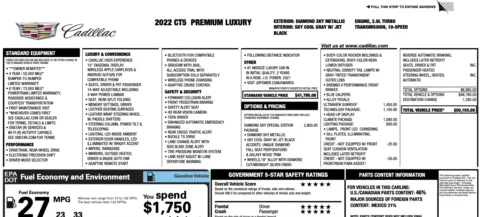 Photos of 2022 Cadillac CT5 Premium Luxury for sale in Orem, UT at AutoMatch