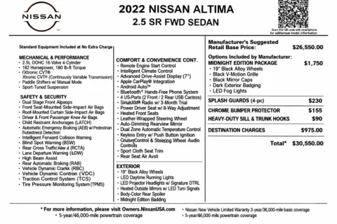 Photos of 2022 Nissan Altima 2.5 SR for sale in Orem, UT at AutoMatch