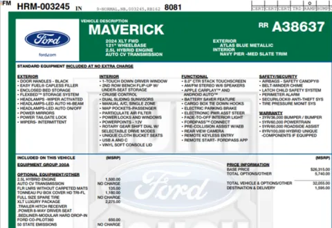 Photos of 2024 Ford Maverick XLT for sale in Orem, UT at AutoMatch