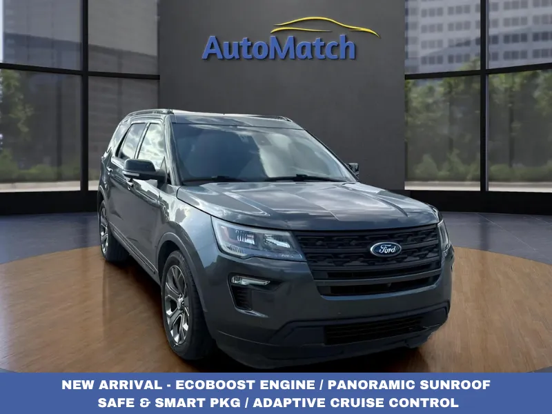 Gray 2018 Ford Explorer Sport for sale in Orem, UT