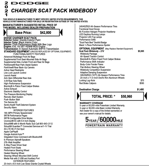Photos of 2021 Dodge Charger Scat Pack for sale in Orem, UT at AutoMatch