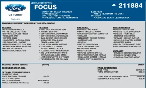 Photos of 2018 Ford Focus Titanium for sale in Orem, UT at AutoMatch
