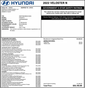 Photos of 2022 Hyundai VELOSTER N for sale in Orem, UT at AutoMatch