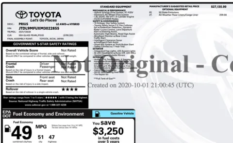 Photos of 2021 Toyota Prius LE AWD-e for sale in Orem, UT at AutoMatch