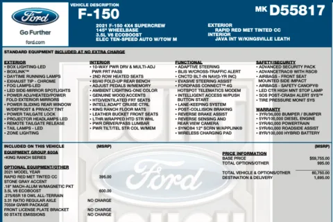 Photos of 2021 Ford F-150 King Ranch for sale in Orem, UT at AutoMatch