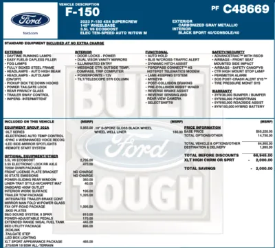 Photos of 2023 Ford F-150 XLT for sale in Orem, UT at AutoMatch