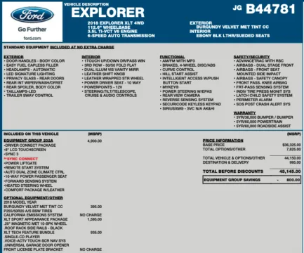 Photos of 2018 Ford Explorer XLT for sale in Orem, UT at AutoMatch