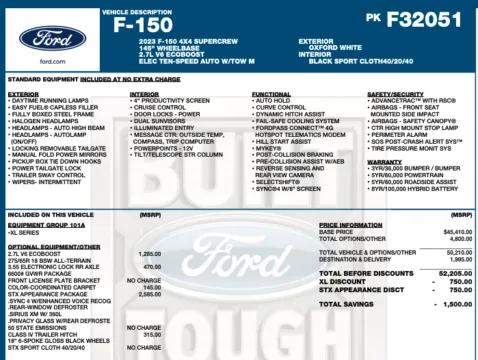 Photos of 2023 Ford F-150 XL for sale in Orem, UT at AutoMatch