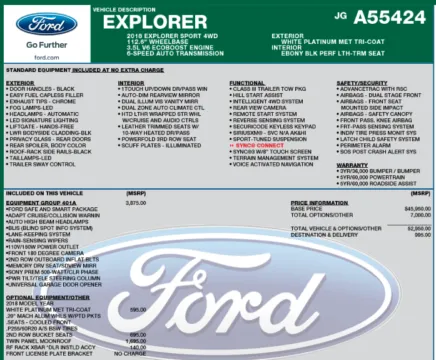 Photos of 2018 Ford Explorer Sport for sale in Orem, UT at AutoMatch
