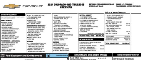 Photos of 2024 Chevrolet Colorado Trail Boss for sale in Orem, UT at AutoMatch