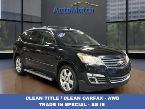 Black 2016 Chevrolet Traverse LTZ for sale in Orem, UT