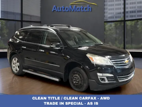 Black 2016 Chevrolet Traverse LTZ for sale in Orem, UT
