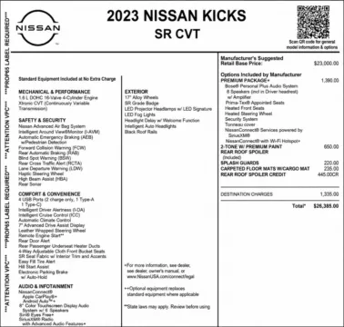 Photos of 2023 Nissan Kicks SR for sale in Orem, UT at AutoMatch