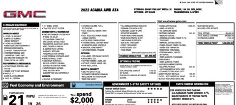 Photos of 2022 GMC Acadia AT4 for sale in Orem, UT at AutoMatch