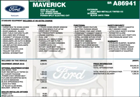 Photos of 2025 Ford Maverick XLT for sale in Orem, UT at AutoMatch