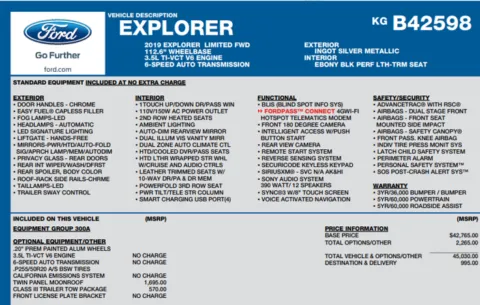 Photos of 2019 Ford Explorer Limited for sale in Orem, UT at AutoMatch