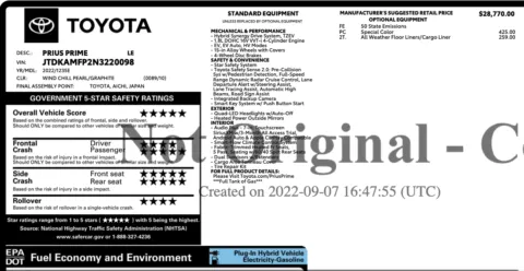 Photos of 2022 Toyota Prius Prime LE for sale in Orem, UT at AutoMatch
