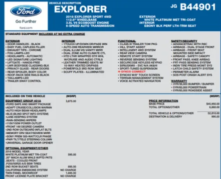 Photos of 2018 Ford Explorer Sport for sale in Orem, UT at AutoMatch