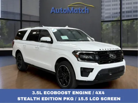 White 2024 Ford Expedition MAX Limited for sale in Orem, UT