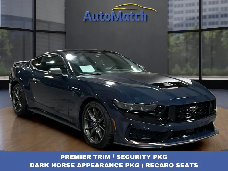 2025 Ford Mustang Dark Horse — rebuilt & branded title, 18% below market