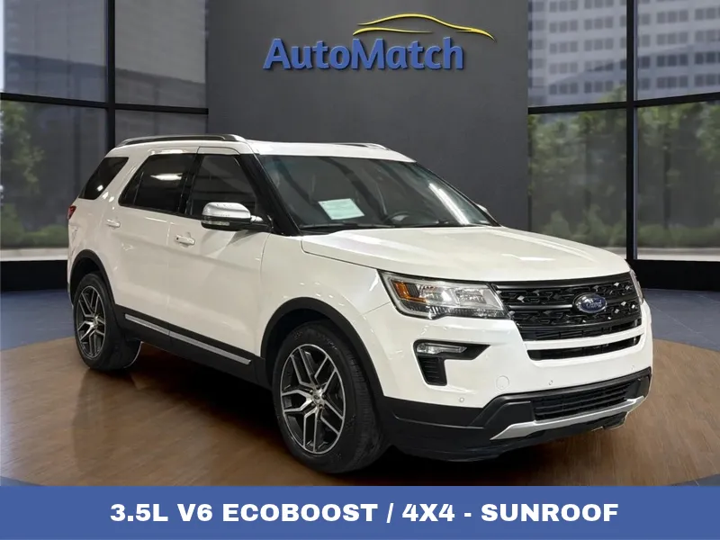White 2017 Ford Explorer Platinum for sale in Orem, UT