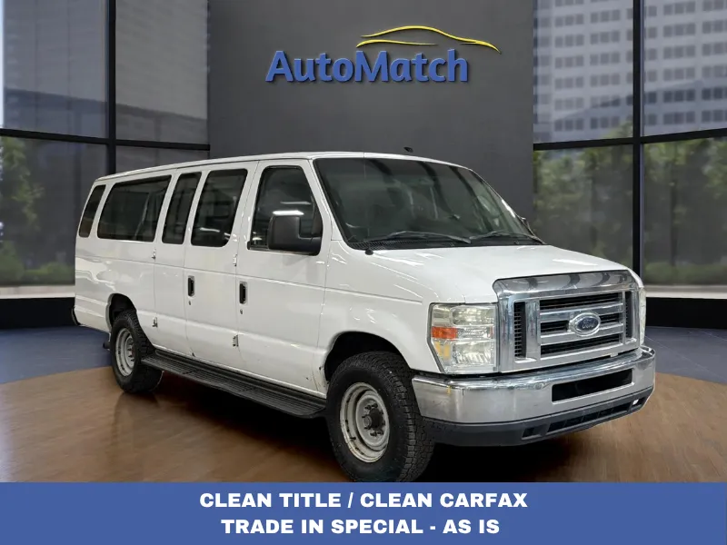 White 2009 Ford Econoline Wagon E-350 SD XLT for sale in Orem, UT