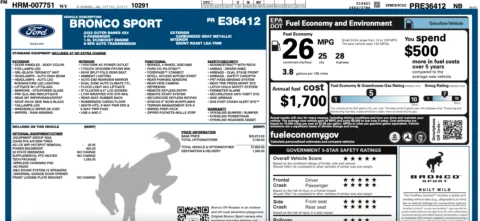 Photos of 2023 Ford Bronco Sport Outer Banks for sale in Orem, UT at AutoMatch