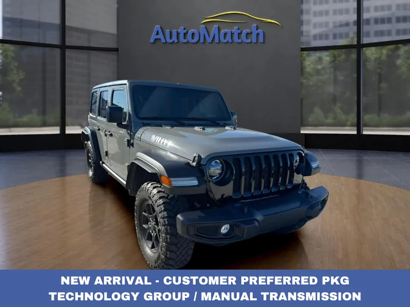Gray 2022 Jeep Wrangler Unlimited Willys for sale in Orem, UT