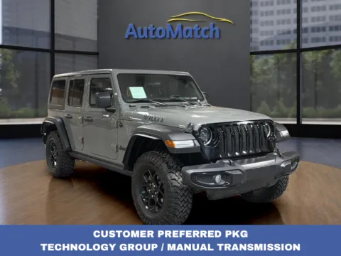 Gray 2022 Jeep Wrangler Unlimited Willys for sale in Orem, UT
