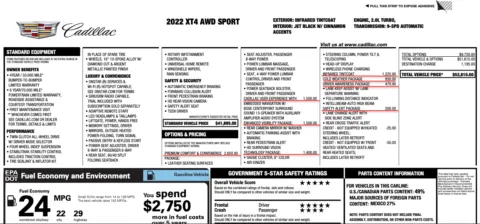 Photos of 2022 Cadillac XT4 Sport for sale in Orem, UT at AutoMatch